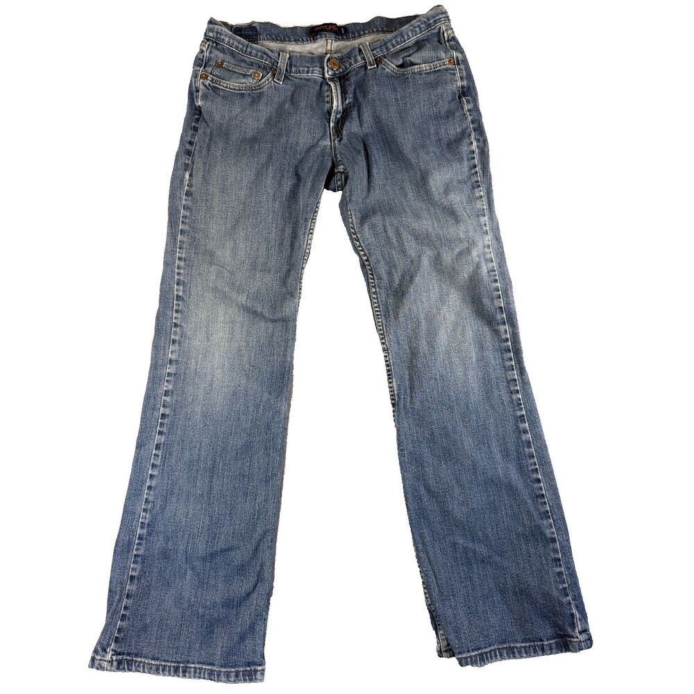 Levi's 528 Curvy Boot Cut Womens Blue Denim Jeans Size 13M WELL LOVED SKU 169
